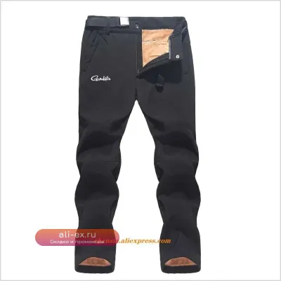 Мужские зимние штаны Gamakatsu: ветрозащитные, водонепроницаемые, утепленные для рыбалки и трекинга