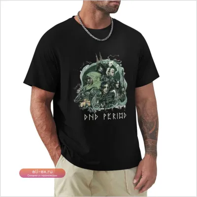 Футболка DnD Club White Lettering