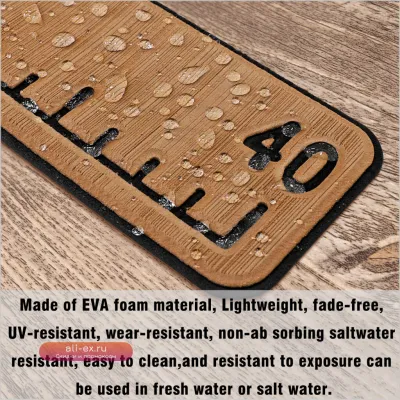 Водонепроницаемая линейка для рыбалки 40 дюймов на лодку, самоклеящаяся, из EVA пены