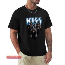 Футболка KISS THE BAND Minimalist American Rock Music