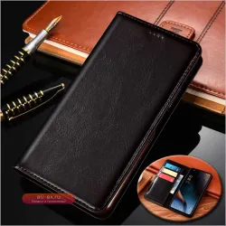 Чехол-книжка из натуральной кожи Crazy Horse для Ulefone Armor 19/19T/21/22/23/24/25/25T/26/27/27T Pro Ultra
