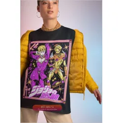 Футболка Jojo's Bizarre Adventure Giorno Josuke Kawaii Anime Shirt