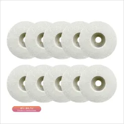 Войлочные полировальные диски для нержавеющей стали, меди, мрамора 4 дюйма (совместимы с УШМ 100 мм)
