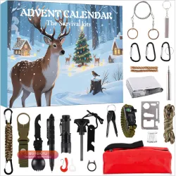 Многофункциональный набор для выживания "Тайны природы" для кемпинга, туризма, рыбалки и первой помощи