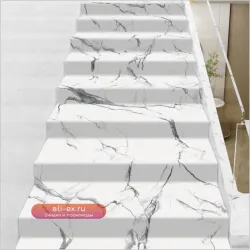 Ковровая дорожка для лестницы из кожи