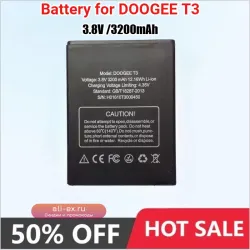 Аккумуляторная батарея 3200mAh для Doogee T3