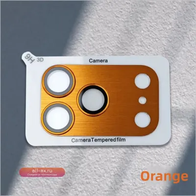 Защитная пленка для камеры iPhone 17 Pro Max brushed armor, закаленное стекло 9H+