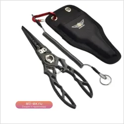 Многофункциональные стальные плоскогубцы для рыбалки с высокой точностью: снятие крючков, обрезка лески