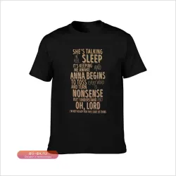 Футболка "Anna Begins" Counting Crows - мужские графические футболки, смешные принты