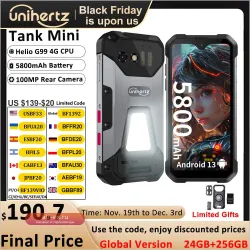 Защищенный смартфон Unihertz 8849 Tank Mini 4.3" Helio G99 5800mAh 100MP 16/256GB IP68