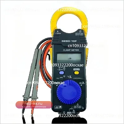 Цифровой токоизмеритель (клещи) 3280-10F 1000A AC/DC с измерительными проводами
