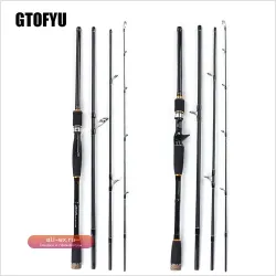 Удилище кастинговое Fishing Rod 1.8-3.0м 3-4 секции, 100% карбон, 10-25г