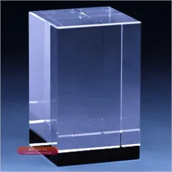 Хрустальный куб K9 для лазерной гравировки и печати миниатюр