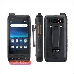 UNIWA F400 Zello POC Global 4G Rugged PDA Android 15 4" 4GB+64GB 2.5W PoC SOS NFC