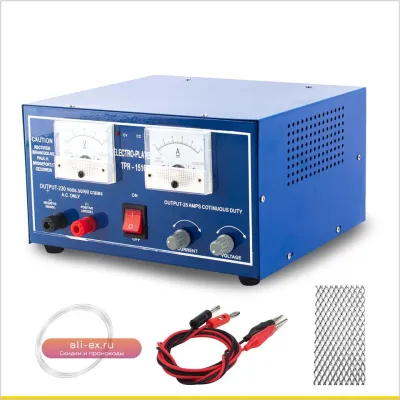 Золотильное оборудование 10A 15V для гальваники украшений