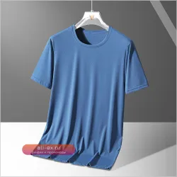 Мужская футболка "Ледяной Шелк" с коротким рукавом для спорта и отдыха