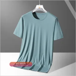 Мужская футболка "Ледяной Шелк" с коротким рукавом для спорта и отдыха