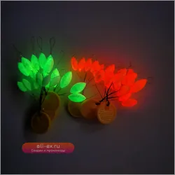 Светящиеся поплавки "Семь звезд" для рыбалки (60 шт.)