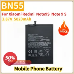 Аккумулятор BN55 для Xiaomi Redmi Note 9S 5020mAh 3.87V