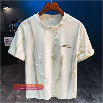 Летняя мужская футболка 2025: тренд, кэжуал, принт, полурукав