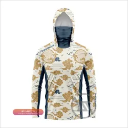 Мужская толстовка с капюшоном New RT Camouflage для рыбалки, охоты, туризма - защита UPF50+ от УФ-лучей