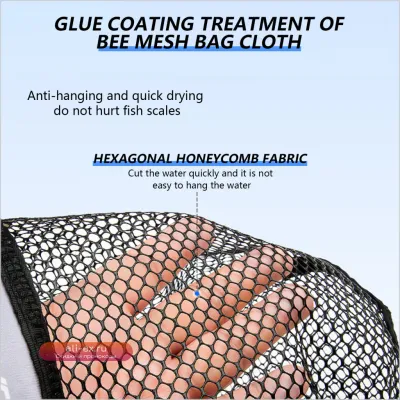 Складная портативная сеть для рыбалки Ultralight из нейлоновой сетки