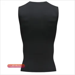 Мужская майка для тренировок с быстрым высыханием, круглым вырезом и стильным принтом