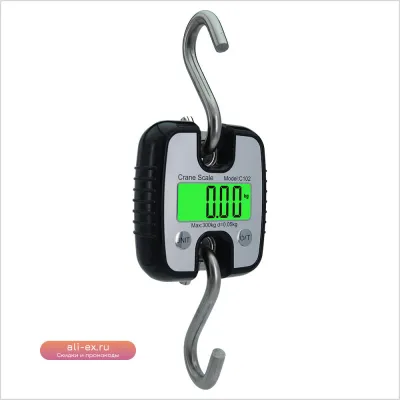 Промышленные крановые весы 300 кг с цифровым дисплеем