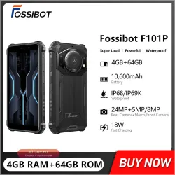 Смартфон FOSSiBOT F101P 4/64GB, 10600mAh, Android 12, 24MP, 18W, черный