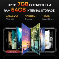 Смартфон FOSSiBOT F101P 4/64GB, 10600mAh, Android 12, 24MP, 18W, черный