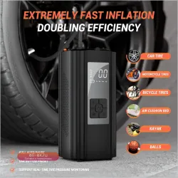 Портативный автомобильный насос New Car с цифровым дисплеем
