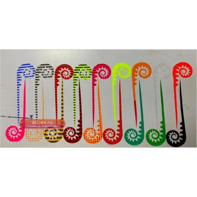 Силиконовые юбки-осьминоги для спиннербейтов и джиг-приманок (100 шт.)