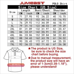 Футболка-поло Jumeast "Белка" 3D принт oversize с коротким рукавом