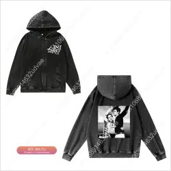 Свитшот на молнии Lana Del Rey Унисекс Винтажный Пуловер с Карманом