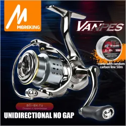 Рыболовная катушка MEREDITH VANPES 5.0:1, 8 кг, антикоррозийная, гладкая подшипниковая система