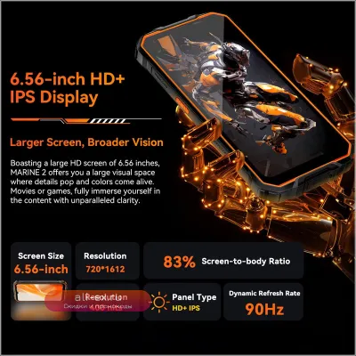Blackview OSCAL Marine 2: защищенный смартфон с батареей 11000 мАч, Android 15 и NFC
