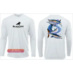 Мужская рыбацкая рубашка с длинным рукавом BLACKTIPH: дышащая, быстросохнущая, солнцезащитная, для хайкинга