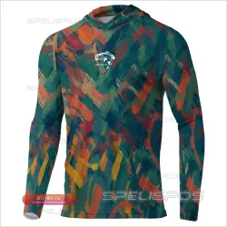 Толстовка для рыбалки Fish Hoodies с защитой UPF 50+