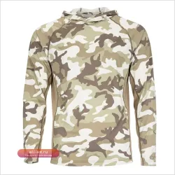 Мужская футболка с длинным рукавом для рыбалки с защитой от УФ-излучения UPF 50