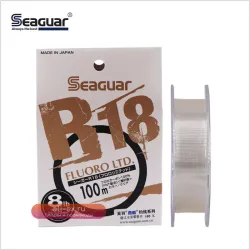 Леска SEAGUAR Silver Label Carbon LUYA R18 80/100м для дальнего заброса, высокая прочность, износостойкость