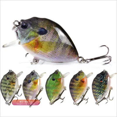 Hercule Crankbait 6см 14.5г мелководный воблер для ловли окуня