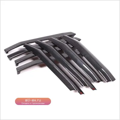 Накладка на переднюю решетку Mercedes Benz G Class 2025 из настоящего карбона