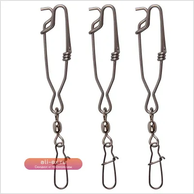 Зажим для тунца из нержавеющей стали (30 шт.) - коннектор для удочки, подвеска для дальних снастей