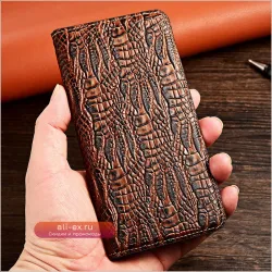 Чехол-книжка DragonClaw из натуральной кожи для Huawei P30/P40/P50/P50E/P60/Pura 70/80 Pro Plus Ultra Lite
