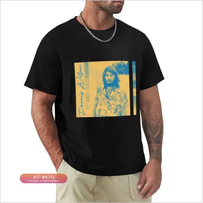 Футболка Dennis Wilson для мужчин белая
