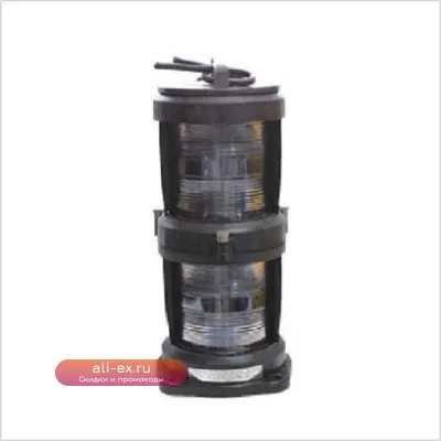 Двухпалубный кормовой навигационный огонь для судов, 50м водонепроницаемый, долгий срок службы