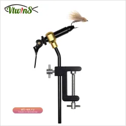 Тиски для вязания мушек VTWINS с закаленными стальными губками и С-зажимом