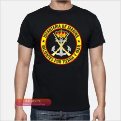 Футболка "Испанская морская пехота" - Premium Cotton