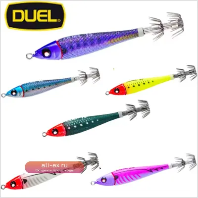 DUEL Флуоресцентная приманка для кальмара, ракета для фунек, для донной рыбалки