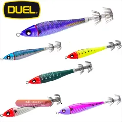 DUEL Флуоресцентная приманка для кальмара, ракета для фунек, для донной рыбалки